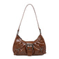 Y2K Retro Pleated Hobo Shoulder Bag