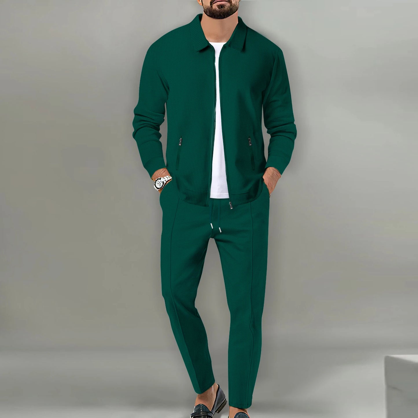 Two-Piece Elegant Sportswear Set