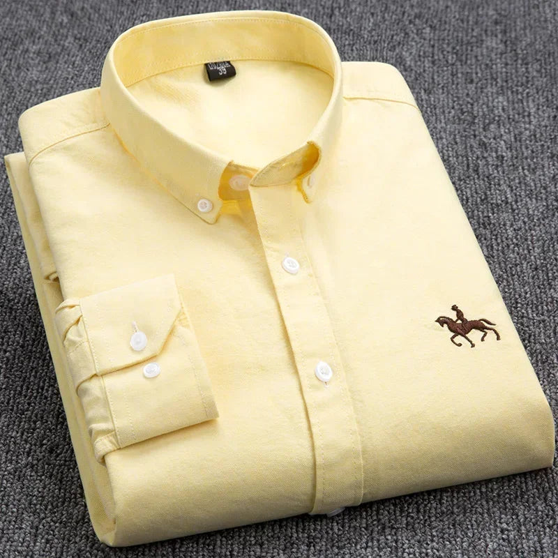 Business Casual Shirt for Men Large size Full 100% Cotton
