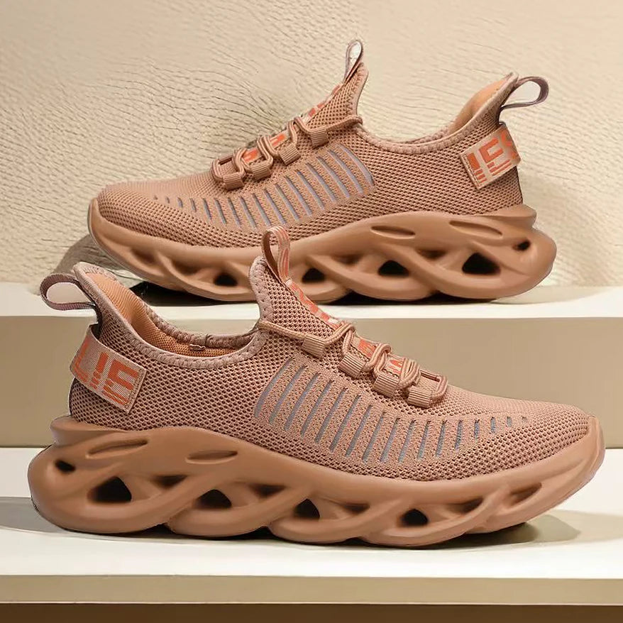 Unisex Men Mesh Breathable Running Women Casual Sneakers Lightweight Sports Family Matching Outdoor Shoes