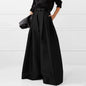 Female Stylish Solid Color Oversize Pants 2025 New Wide Leg Casual Trousers No Belt