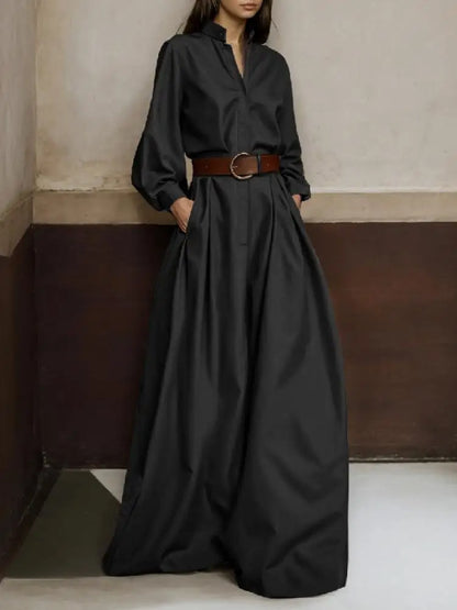 2025 Stylish Solid Color Coverall for Women One-Piece Jumpsuit – Urban Casual Suit