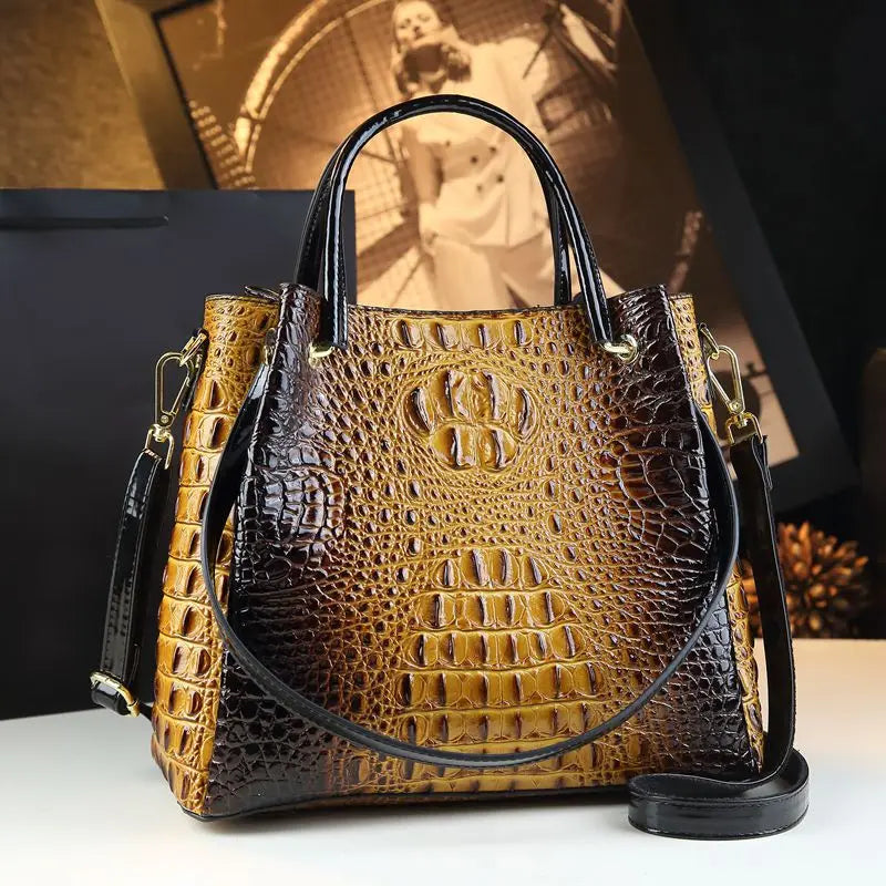 Genuine Crocodile Leather Women's Handbags – New 2025 Tote Bag