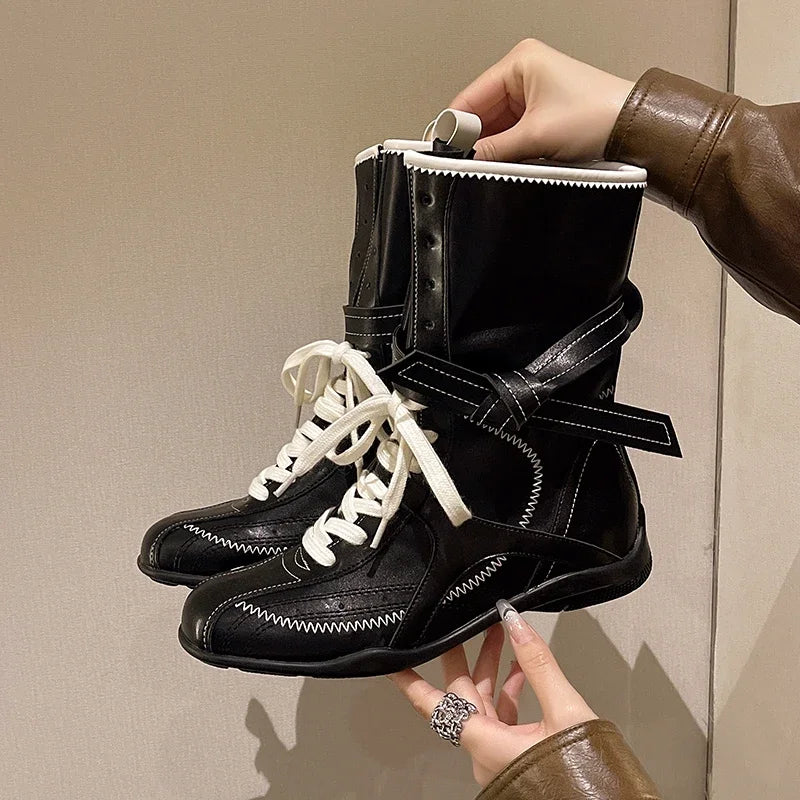 Luxury Vintage Booster Boots retro-inspired design and high-end craftsmanship