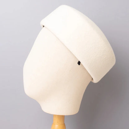 Vintage Flat-Top Wool Felt Fedora 100% Premium Wool Felt