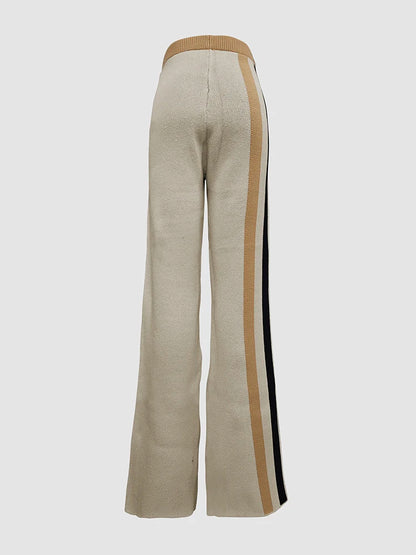 Striped Trousers Woman Pants 2025 New Casual Loose Wide Leg Bottoms Fashion