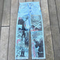 Y2K Anime Baggy Denim Pants Trend Hand Drawn Printed Pattern Unisex Jeans