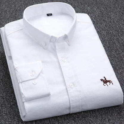 Business Casual Shirt for Men Large size Full 100% Cotton