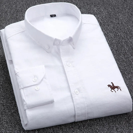 Business Casual Shirt for Men Large size Full 100% Cotton