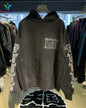 Latest 25SS Saint Classic Print Anime Washed Hoodie Hooded Sweatshirt