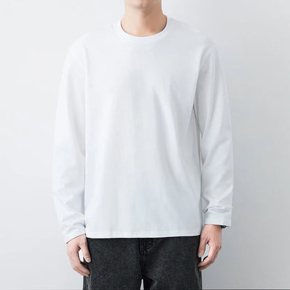 T-Shirts Men Tee Shirts Male Under Wear Autumn Cotton Basic Tshirts Plus Size 4XL 5XL Daily Man Clothing Casual Tops